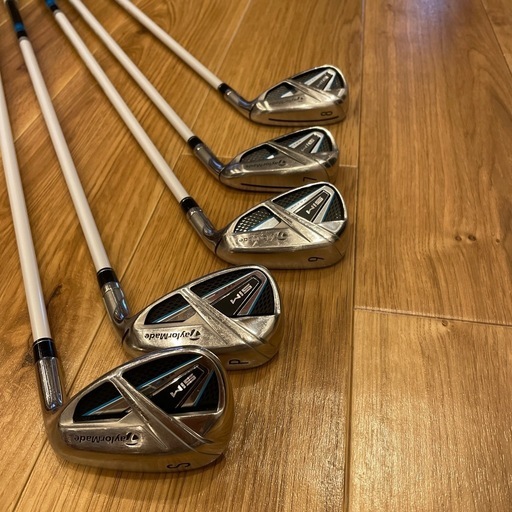 テイラーメイドSIM MAXレディースアイアン５本セット