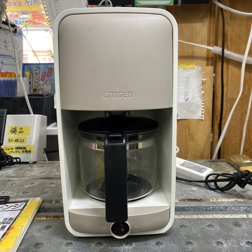 値下げしました！【タイガー コーヒーメーカー】2021年製 クリーニング済み【管理番号13009】