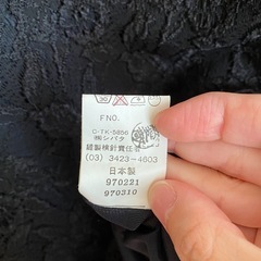 レディース　ブラック　レース調　トップスの画像