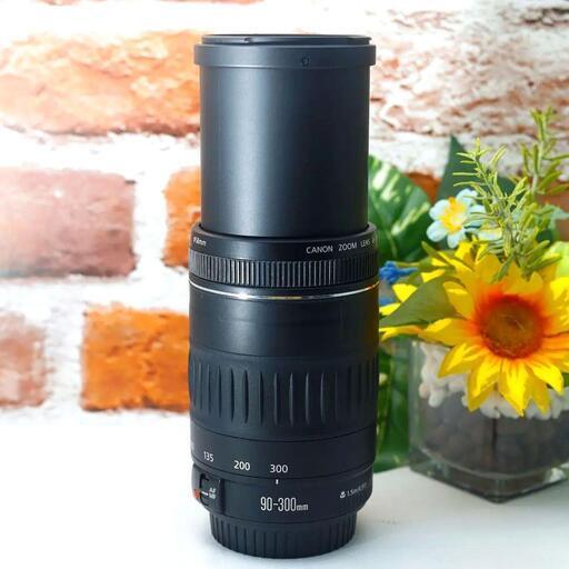 【全国送料無料】⭐️美品⭐️ Canon EF 90-300㎜ F4.5-5.6✨超望遠レンズ✨ 運転が不慣れな為、お近くまで来ていただけますと助かります✨キャノン キヤノン 運動会にも活躍 イベント 旅行