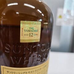 【値下げしました！】J7651 ★人気品★ サントリーウイスキー山崎12年  700ml瓶　43度　未開栓　【リユースのサカイ柏店】の画像