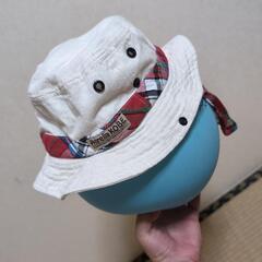子供用54センチ　首の日除け付き帽子の画像
