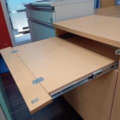 ★ベルメゾンで購入　パソコンキャビネット　パソコンデスク　幅約89.5cm　裏面に穴あきあり　💳自社配送時🌟代引き可💳※現金、クレジット、スマホ決済対応※    の画像