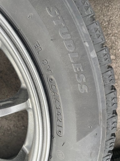 スタッドレスタイヤ　ブリヂストン155/65/14R