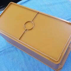 ① タッパーウェア マルチオーガナイザー 7L 収納ボックス ブラウン系 TUPPERWARE 西岡店の画像