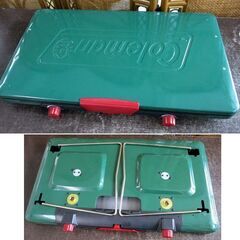 Coleman  ツーバーナー JCM-S201A  パワーハウス アウトドア キャンプ用コンロ LPガス 札幌市北区屯田の画像