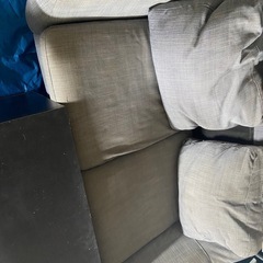 IKEAソファ　グレー　 
