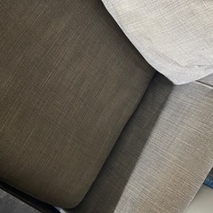 IKEAソファ　グレー　 の画像