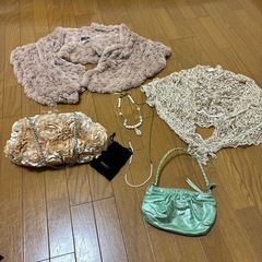 ●近日中処分●　結婚式、二次会　ラビットファー　ストール　クラッ...
