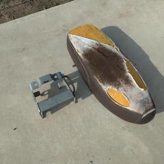 スーパーカブ　ダブルシート　DIY 張り替えベースの画像