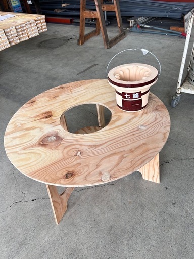 　ハンドメイド　
組み立て式　七輪テーブル