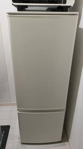 【引き取り希望】2021年製三菱冷蔵庫(168L)
