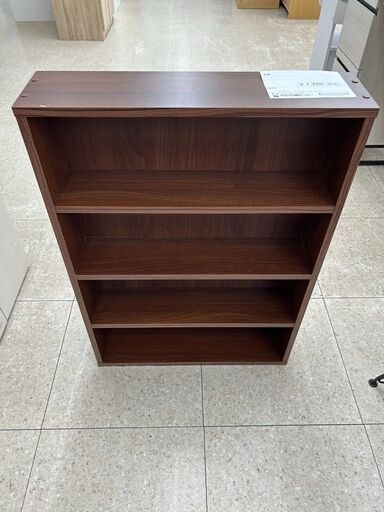 ★ジモティ割あり★  本棚 ブラウン H84.5×D15×W60 クリーニング済み TJ8835
