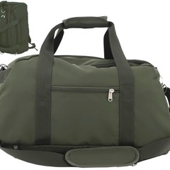 新品❤️ボストンバック 修学旅行 5way 超軽量 カーキ 2泊推奨 30Lの画像