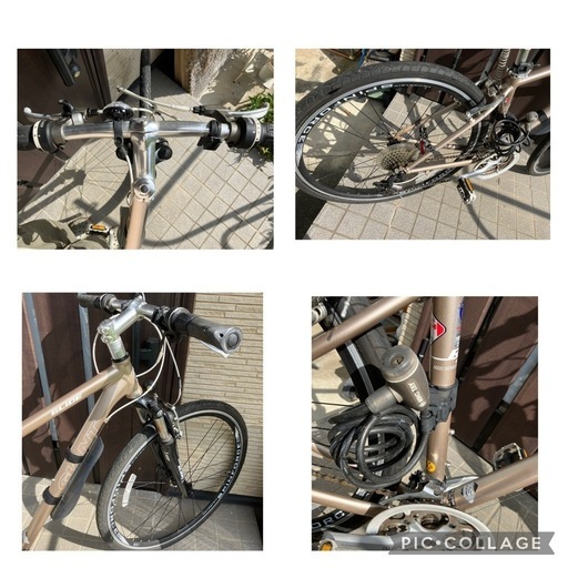 自転車 クロスバイク お譲りいたします。 GIANT GLIDE R3 シャンパンゴールド　本体購入価格 56,800円　