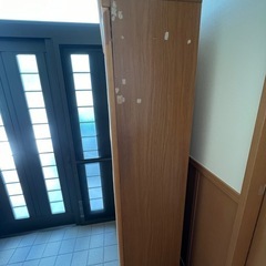 最終値下げ！姿鏡付き靴箱（配送可）の画像