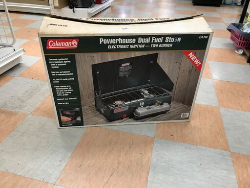 Coleman ツーバーナー エレクトロインジェクション付 414-750 ※未使用品