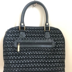 レノマ① ハンドバッグ　ショルダーバッグ　2way 黒の画像