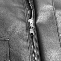 【値下げ中です】PU合皮 A-2 ショートブルゾンの画像