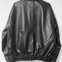 【値下げ中です】PU合皮 A-2 ショートブルゾンの画像