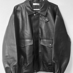 【値下げ中です】PU合皮 A-2 ショートブルゾン