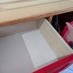 IKEA　廃盤　収納　タンス　赤の画像