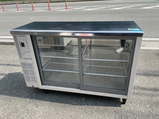 ■中古品 ホシザキ冷蔵ショーケース RTS-120STB2 2014年 1200x450x800ｍｍ 219L 動作問題なし 冷蔵庫 厨房■