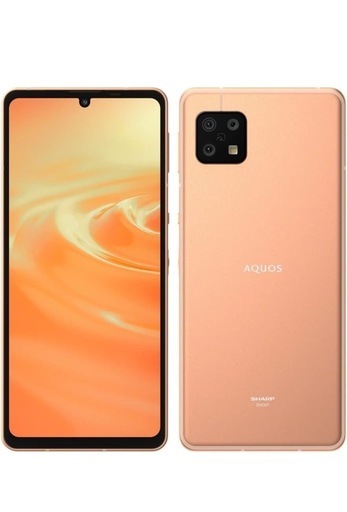 新品　ASQUOS sense6S ライトカッパー SH-RM19S SIMロック解除