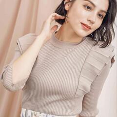 【ノエラ】フリル付ニットの画像