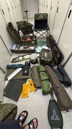 キャンプグッズ（総額20万円相当）