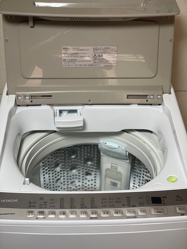 ?セール?送料・設置込み可　洗濯機　8kg HITACHI 2021年