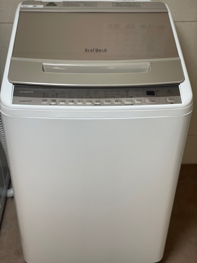 セール送料・設置込み可　洗濯機　8kg HITACHI 2021年