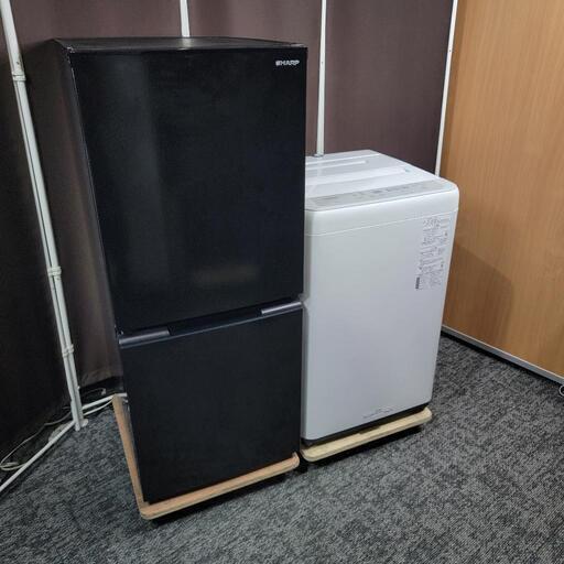 ‼️配送設置は無料‼️最新2023年製✨SHARP × Panasonic 家電セット