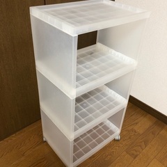 ★☆0円無料譲渡☆★ 至急‼️車輪付き3段・収納・ラック・シェルフの画像