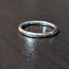 甲丸シルバーリング（新品）16号の画像