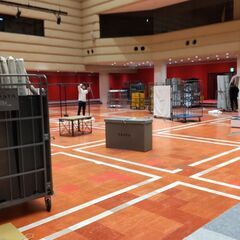 呉服展示会撤去のお仕事 - 京都市