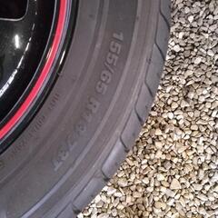 軽自動車用　13インチアルミホイール　タイヤホイールセットの画像