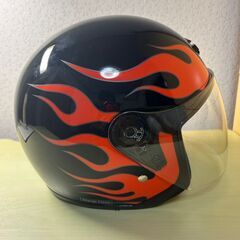 ハーレー　ヘルメット　FLAME　OPEN　FACE