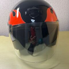 ハーレー　ヘルメット　FLAME　OPEN　FACEの画像