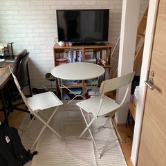 IKEAアイアン　折りたたみ　テーブル
