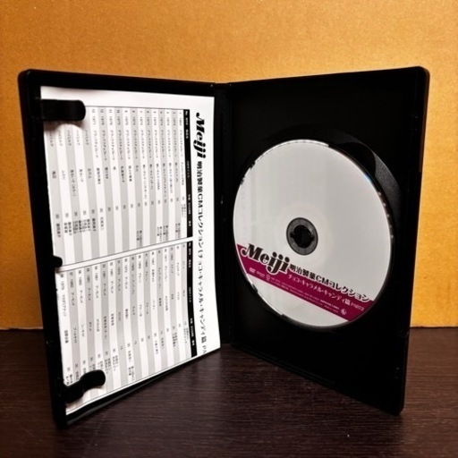 s0930616 動作未確認 続・明治製菓 明治 Meiji CM COLLECTIONS アンティーク DVD 特典付き お菓子 昭
