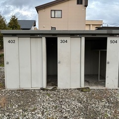 【中古】イナバ　 3連物置