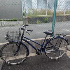 自転車　26インチ　ネイ ビー　あさひサイクルベース