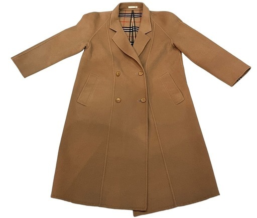 バーバリー 100ウール コート 80s ノバチェック 古着