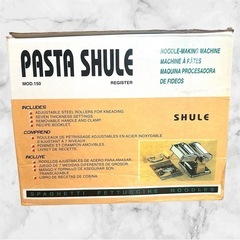 【新品未使用】パスタマシーン❤ PASTA  SHULE 家庭用 パスタ 製造機の画像