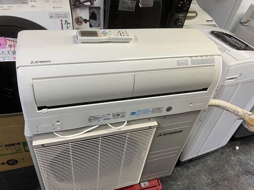 ☆中古￥15,000！【店長おすすめ！】MITSUBISHI　2.5kwルームエアコン　家電　2015年製　SRK25SS-W型　【BI201】