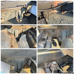 NOX.PM適合！H15年三菱キャンター！5速MT車！人気のマフラー燃焼装置無し！積載2000Kg！アームロール、コンテナ脱着車両！の画像