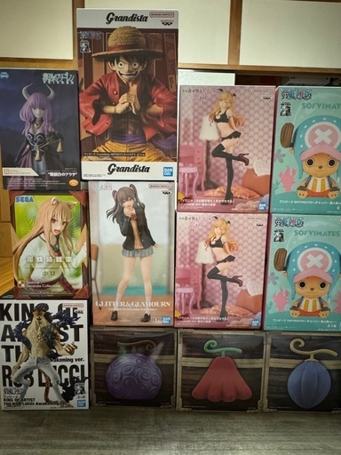 ワンピースフィギュアなど人気プライズフィギュア