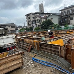 建築現場！型枠解体