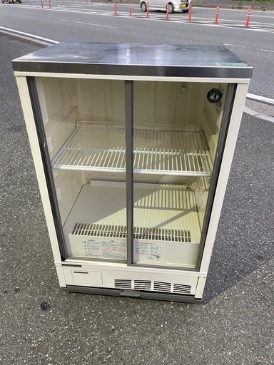 ■中古品 ホシザキ冷蔵ショーケース SSB-63AT 118L 2005年 630X550X1003㎜ 動作問題なし 冷蔵庫 厨房■